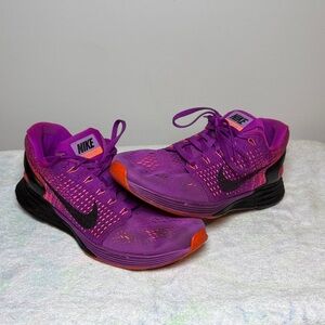 Nike lunarglide 7 Vibrant Purple and Black Running Shoes